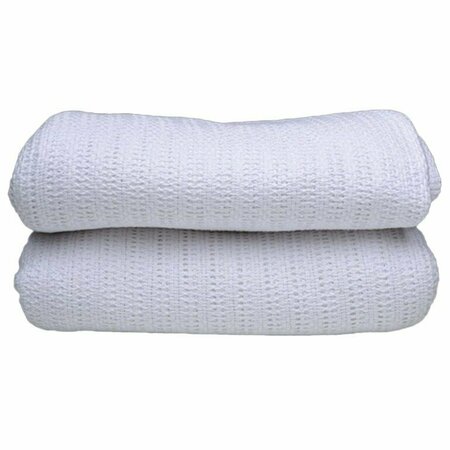 MCKESSON Cotton Thermal Blanket, 66 x 90 Inch, 12PK WBS1001Q